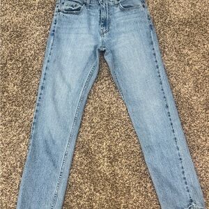 Hollister Jeans Mens 26x30 Blue Mid Wash Epic Flex Slim Straight Stretch Denim